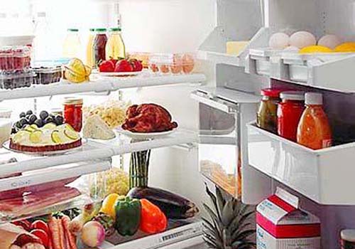冰箱食物摆放 冰箱食物摆放图真实图片