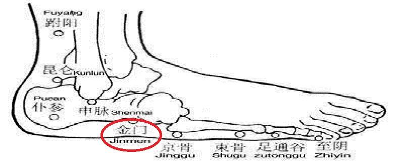 脚的金门在什么位置 脚的金门作用