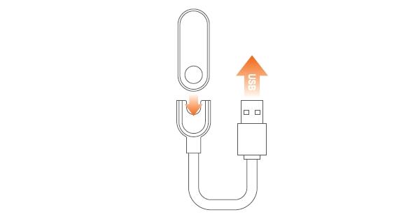 小米手环2如何充电