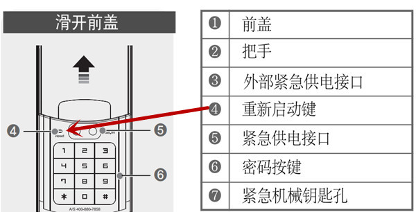 耶鲁指纹锁怎么复位