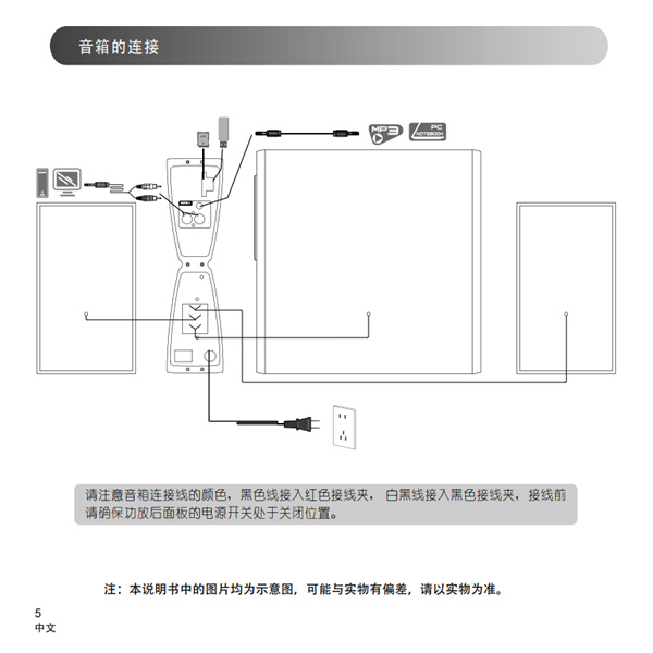 漫步者C2XB电脑音响产品使用说明书