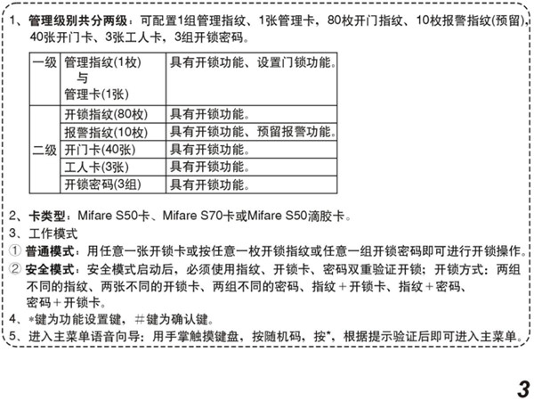 必达智能门锁i8详细使用说明书