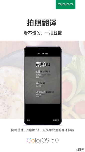oppor15拍照翻译怎么用