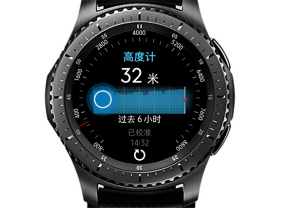 三星Gear S3智能手表怎么查看海拔气压计