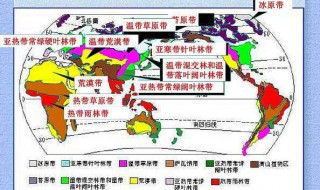 温带荒漠带分布 热带沙漠分布在