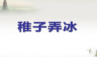 稚子弄冰这首诗的主旨是什么 稚子弄冰这首诗的中心思想是什么