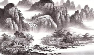 家里挂山水画的画寓意是什么（家里挂山水画的画寓意是什么意思）