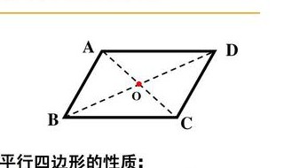 平行四边形的面积公式 平行四边形的面积公式对角线乘积的一半