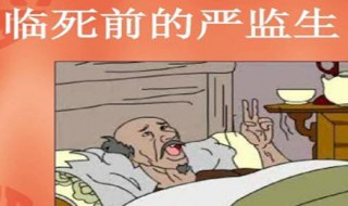 作者通过哪些人物描写方法来刻画严监生 动作 心理和神态描写
