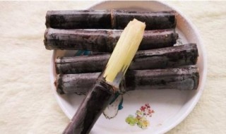 甘蔗的正确吃法 甘蔗的正确吃法图片