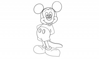 最简单米老鼠简笔画 简笔画米老鼠简笔画