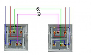 五孔双开怎么接线（2开5孔开关接线图视频）