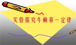 牛顿第一定律是什么 牛顿第一定律是什么和什么的关系