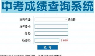 怎样查中考成绩（高中怎样查中考成绩）