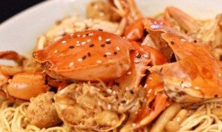 螃蟹煮面条怎么做 螃蟹煮面条怎么做好吃