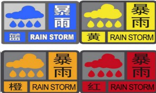 暴雨预警等级（暴雨预警等级由低到高的顺序是什么）