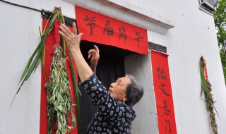 端午节门口挂艾草什么意思 端午节门上挂艾草寓意端午节挂艾草图片