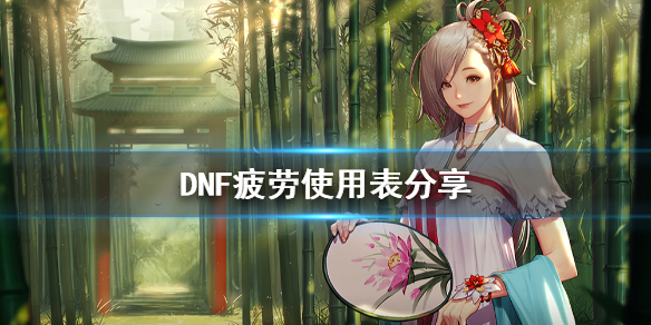 DNF疲劳怎么利用 dnf打什么不要疲劳