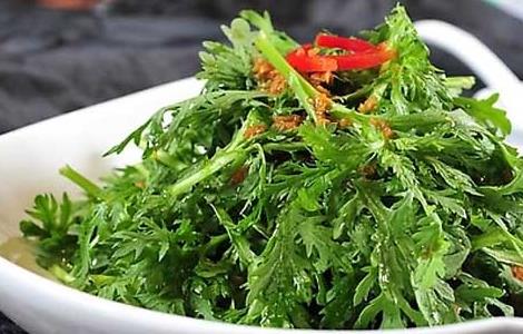 凉拌茼蒿