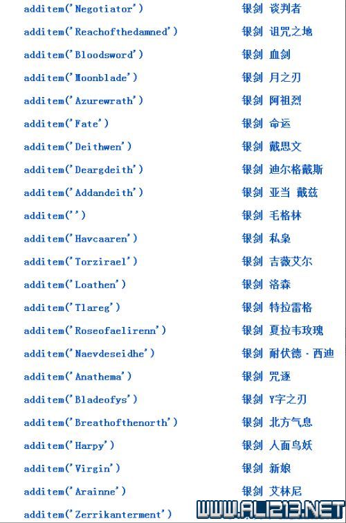 《巫师3：狂猎》控制台钢剑银剑名称