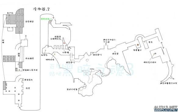 《黑暗之魂3》中文全物品收集标注地图合集 灰烬墓地+传火祭祀场所