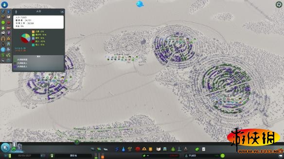 《城市：天际线》环形城市建造图及完美圆形道路画法攻略