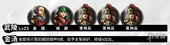 吞食孔明传武将属性四维数据图鉴大全 武将属性汇总 第一章：黄巾之乱