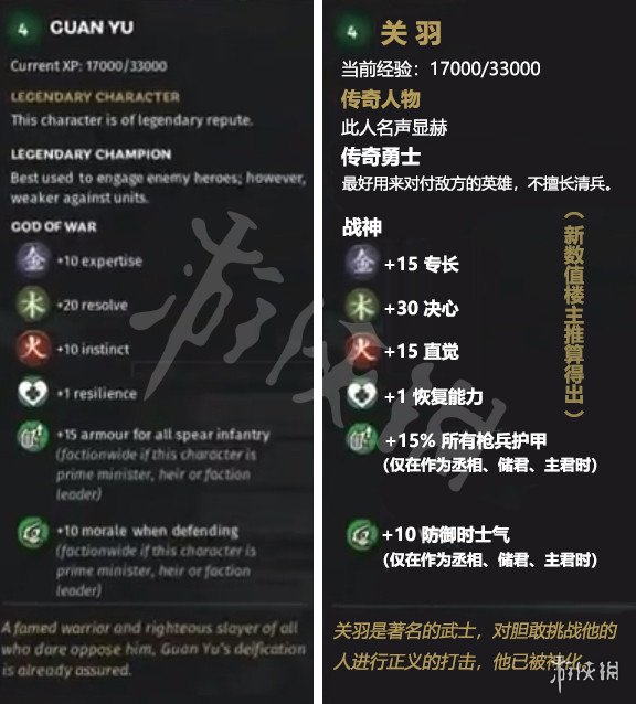 全战三国木系武将先天自带特性介绍 武将先天自带特性有哪些 郑姜