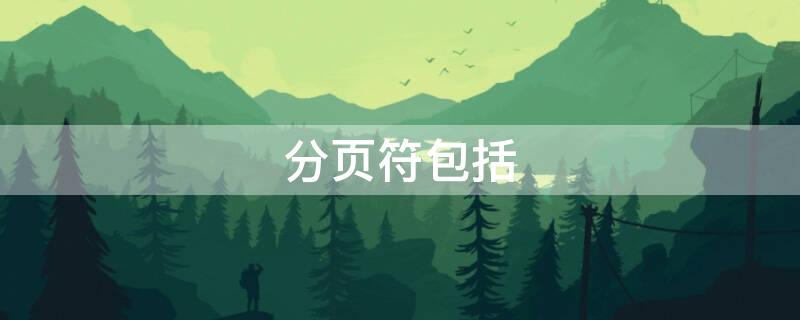 分页符包括（分页符的用法）