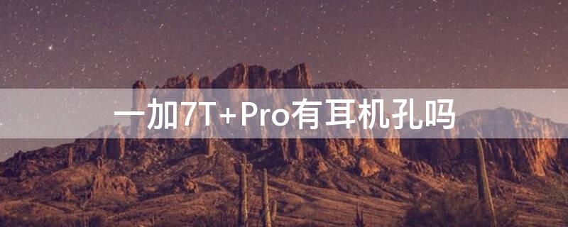 一加7T 一加7t pro