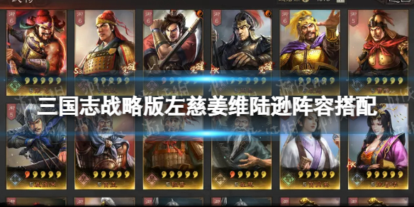 三国志战略版姜维三势陆阵容攻略（三国志战略版 姜维阵容）