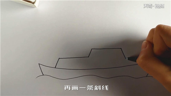 帆船简笔画