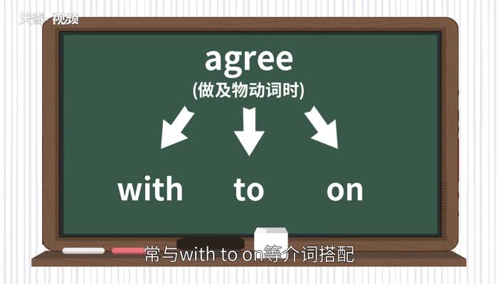 agree的用法