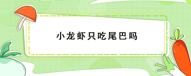 小龙虾只吃尾巴吗 小龙虾是不是只能吃虾尾