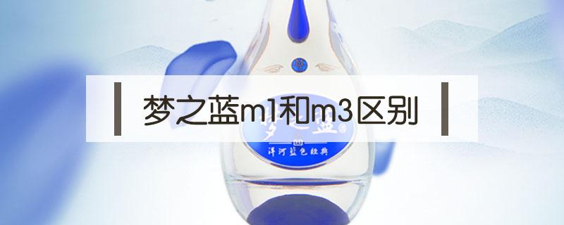 梦之蓝m1和m3区别（梦之蓝的m1,m3什么意思）