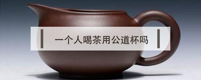 一个人喝茶用公道杯吗（一个人喝茶要用公道杯吗）