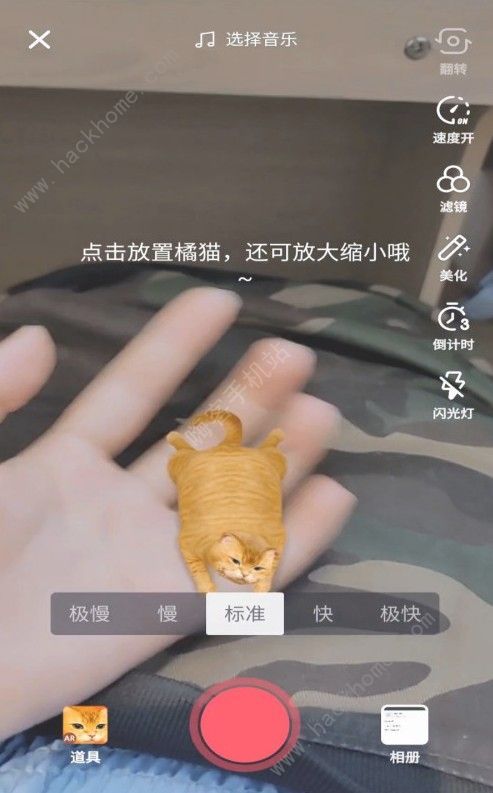 抖音AR橘猫怎么放置 AR橘猫放置方法介绍[多图]图片2