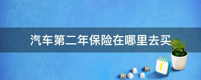 汽车第二年保险在哪里去买 买了车第二年的保险在哪里买