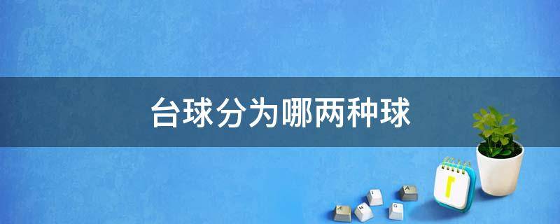 台球分为哪两种球 台球分哪几种