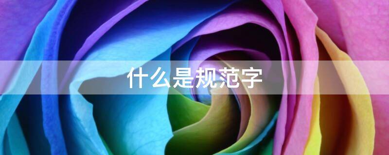 什么是规范字（什么是规范字简介50字）