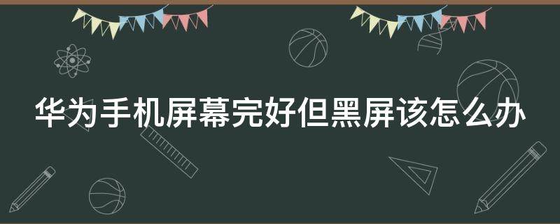 华为手机屏幕完好但黑屏该怎么办 华为手机屏幕完好但黑屏该怎么办解决