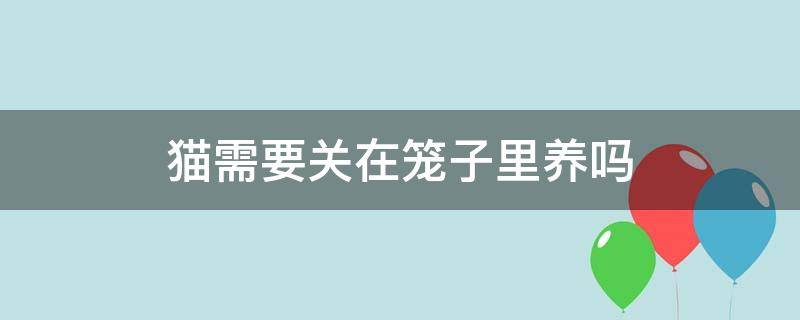 猫需要关在笼子里养吗 猫咪需要关笼子里养吗