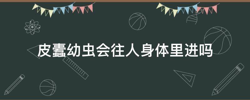 皮蠹幼虫会往人身体里进吗 皮蠹的幼虫对人体有伤害吗