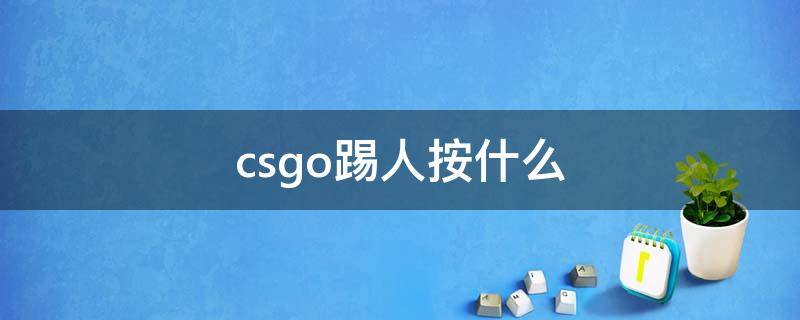 csgo踢人按什么（csgo踢人怎么说）