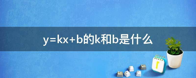 y=kx+b的k和b是什么（ykxb的k和b是什么）