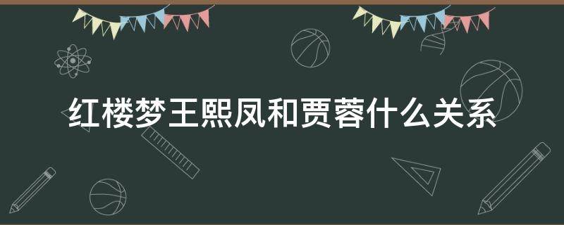 红楼梦王熙凤和贾蓉什么关系（红楼梦里王熙凤和贾蓉什么关系）