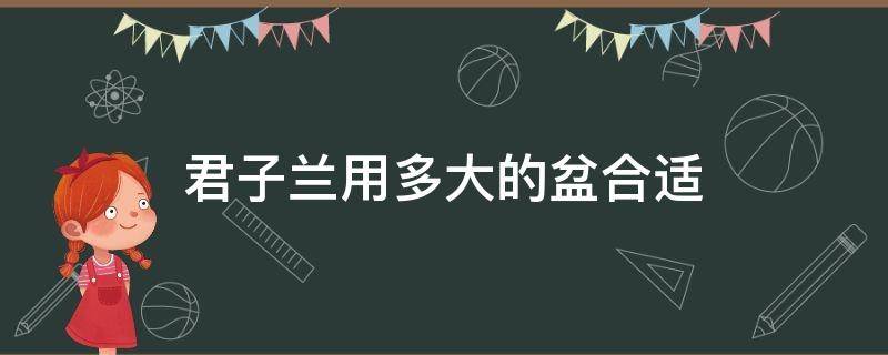 君子兰用多大的盆合适 君子兰用多大的花盆合适