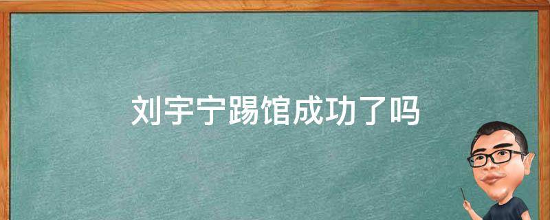 刘宇宁踢馆成功了吗 刘宇宁踢馆是否成功