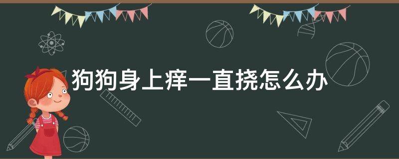 狗狗身上痒一直挠怎么办 狗狗身上痒一直挠怎么办有红点