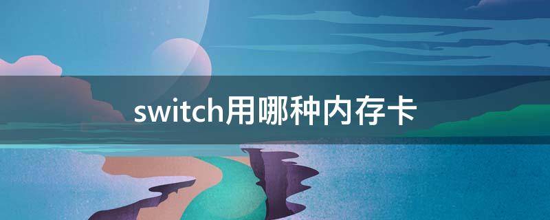 switch用哪种内存卡（switch用哪种内存卡比较好）